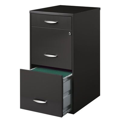 Vertical Metal File Cabinets 15&quot;x20.2&quot;x9.6&quot; Steel Office Furniture