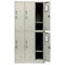 Metal Storage Locker Cabinet 6 Doors D450mm Steel Office Furniture