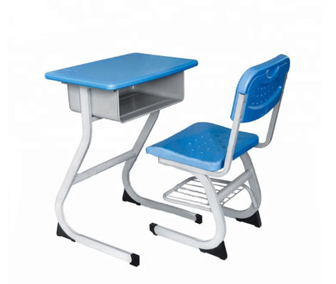 School Furniture Child Metal  Single Desk And Chair Iron Study Table And Chair For Children