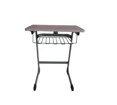 Single Seat Wood Desktop KD Structure Child Study Desk And Chair School Classroom Furniture