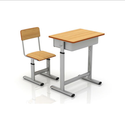 Steel Study Table And Chair For Students Classroom Metal Chair With Desk School Furniture