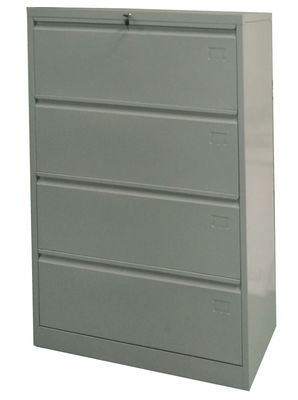 A1/A0 Format Lateral Four Drawer Metal Filing Cabinet Knockdown Design