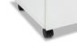 Gray h60mm Steel Office Furniture 3 Drawer File Cabinet With Wheels