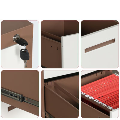 H1315 4 Drawer Filing Cabinet Metal Document Filing Storage Cabinet Office Furniture