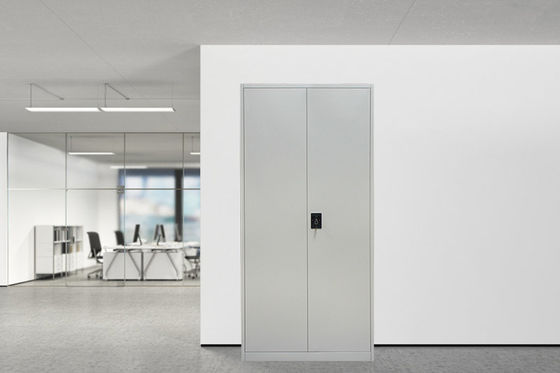 Steel Office Storage Cupboard 2 Door Filing Cabinet Knock Down Structure