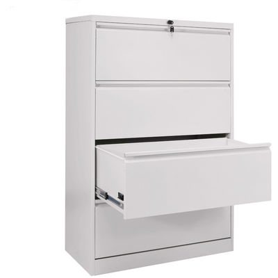 Office Furniture Lockable Filing Cabinet Steel 4 Drawer Hanging File Cabinet