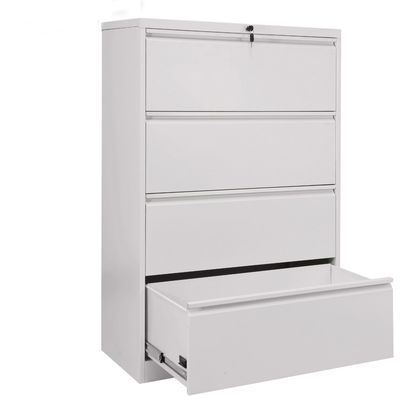 Office Furniture Lockable Filing Cabinet Steel 4 Drawer Hanging File Cabinet