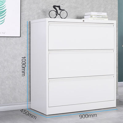 Office Furniture Lockable Steel Lateral Filing Cabinet 3 Drawer Hanging Filing Cabinet